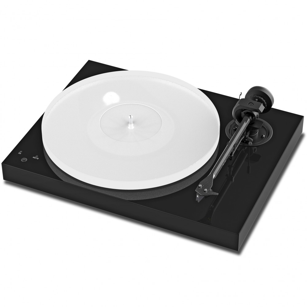 Pro-Ject X1 B Turntable with Pick it S2 MMLaque Piano Blanc
