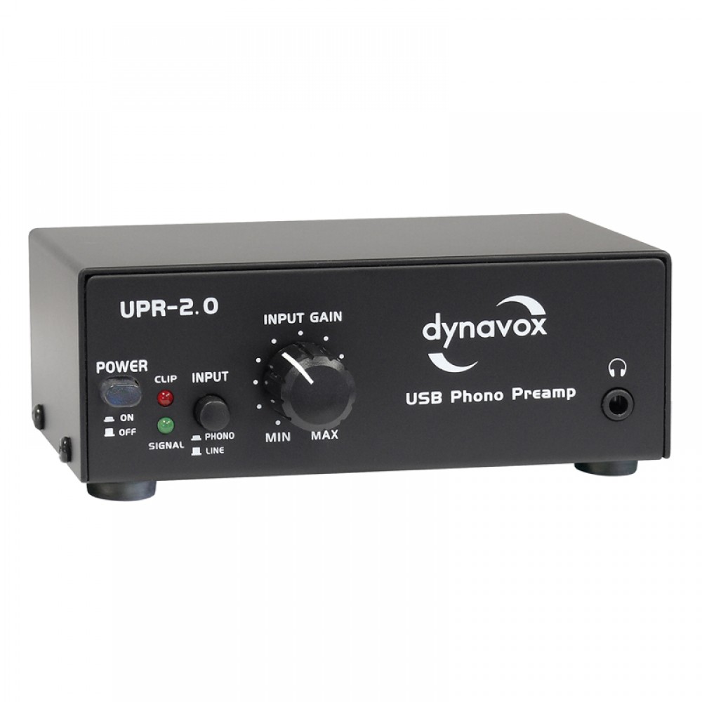 Dynavox USB Phono Preamplifier UPR-2.0Black