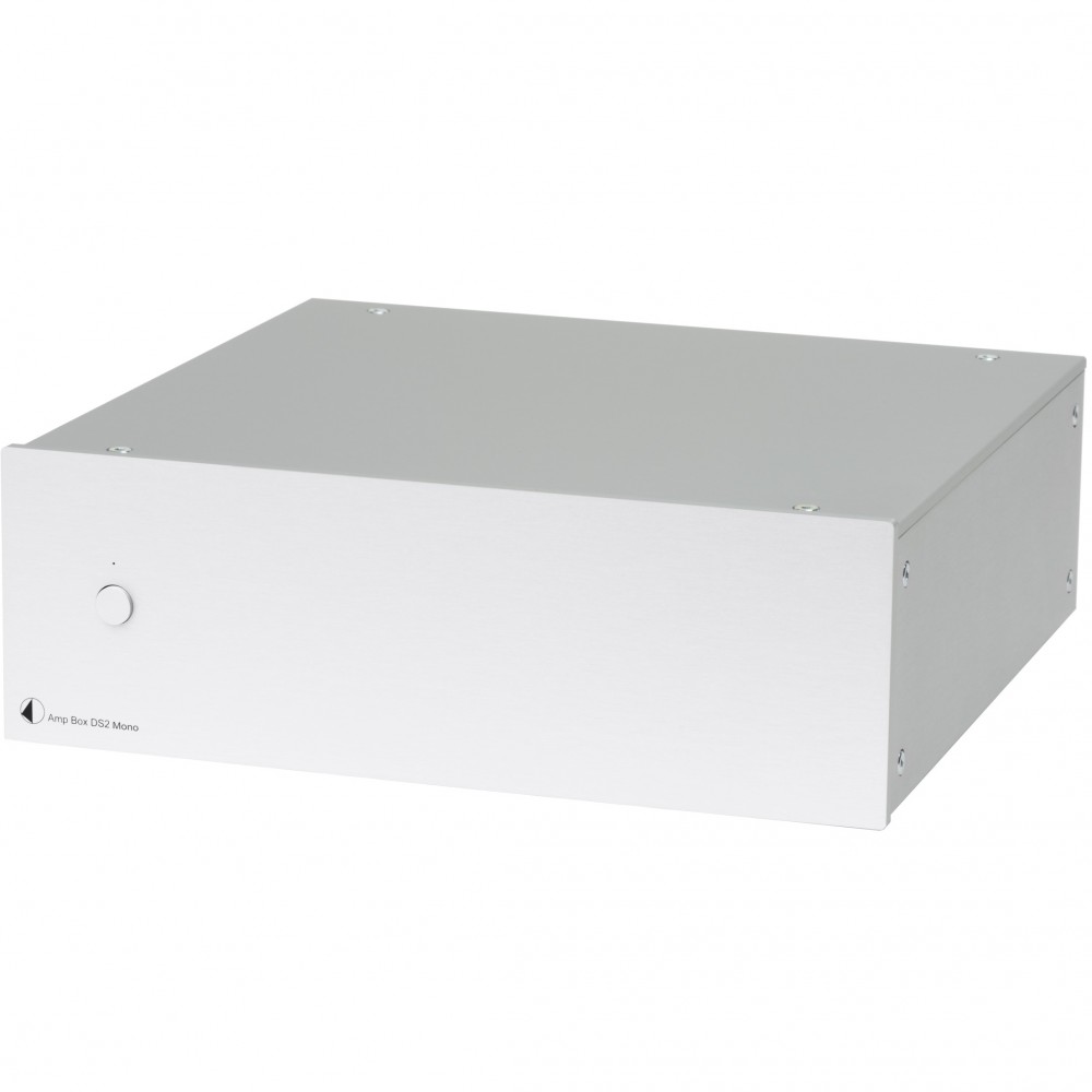 Pro-Ject Amp Box DS2 MonoSilver with Eucalyptus side panels