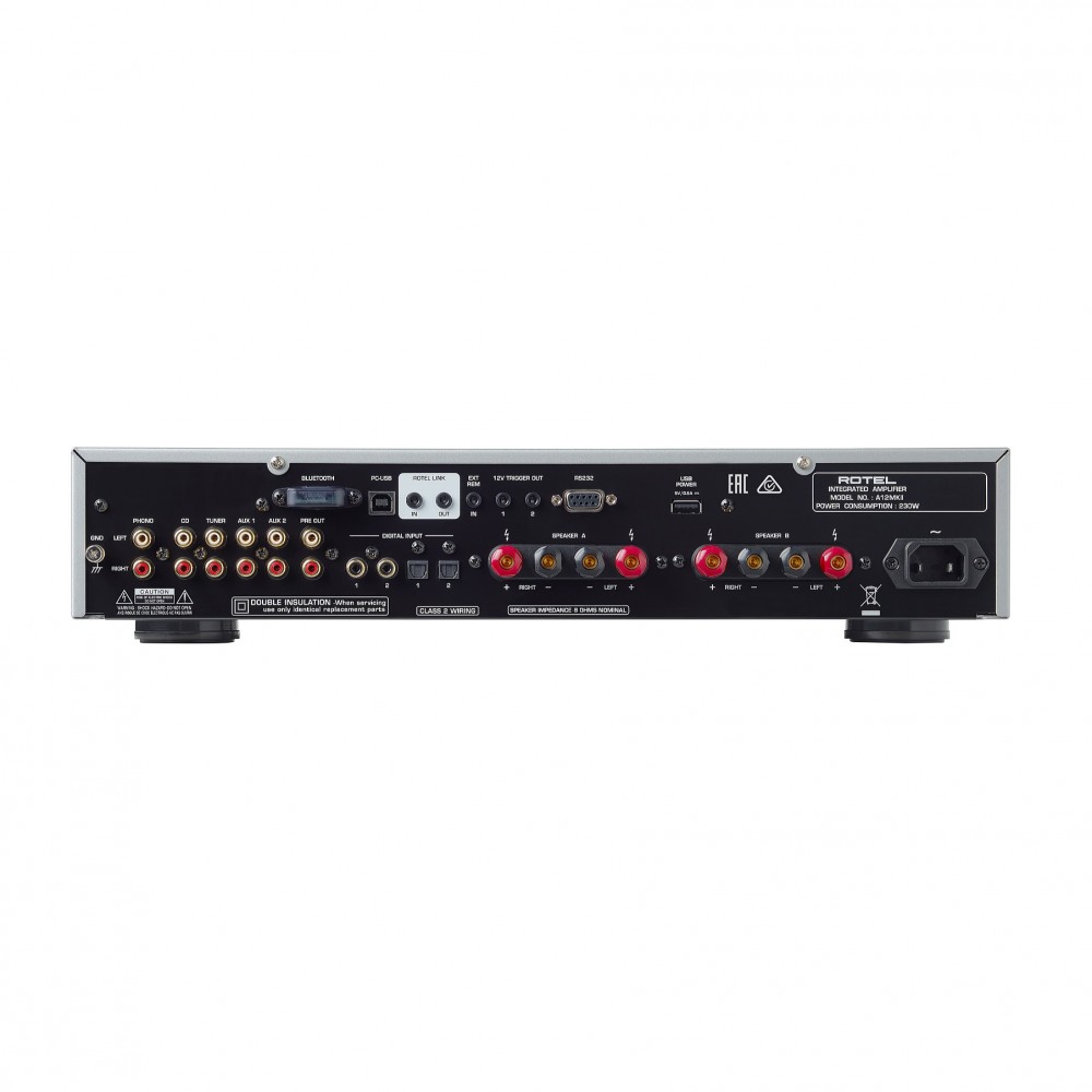 Rotel A12MKII Integrated AmplifierNoir