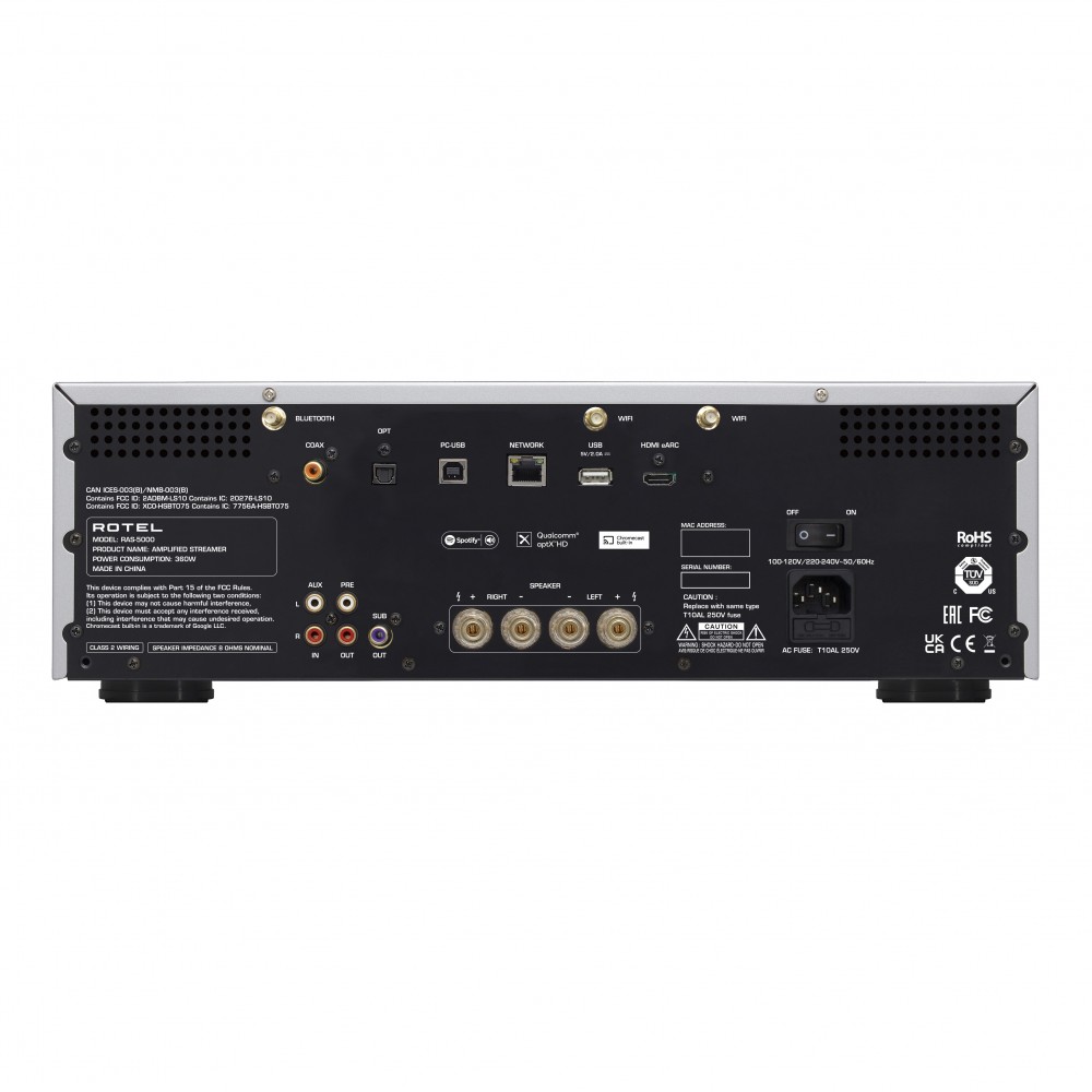 Rotel RAS-5000 Streaming AmplifierArgento