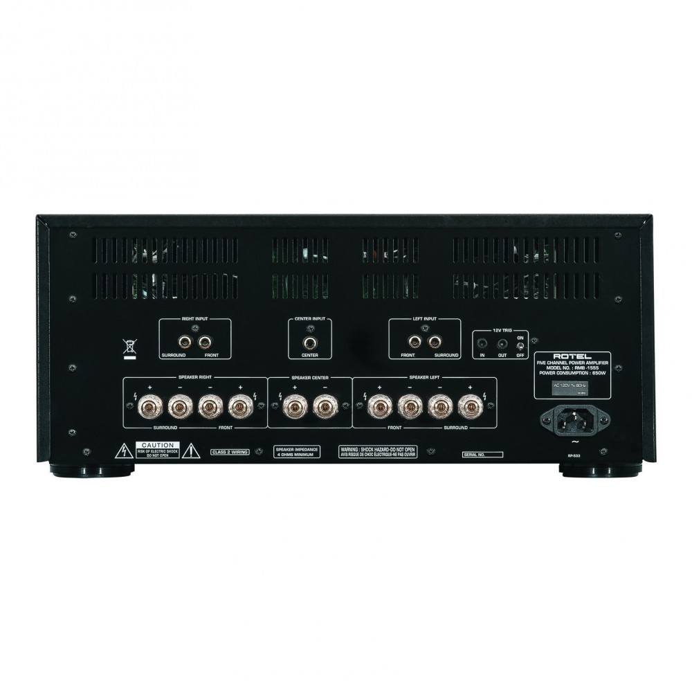 Rotel RMB-1555 Four Channel AmplifierNoir